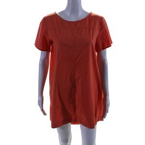 Peter Som Collective Womens Orange T-Shirt Dress Orange Size 6 13815703